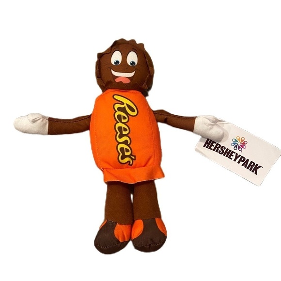 Hershey Reese’s Peanut Butter Cup Plush NEW Reese Orange Hersheypark Stuffed - Picture 1 of 3